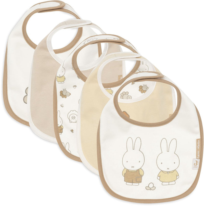 Maglia con bavaglini Jollein impermeabile - 5 pezzi - miffy family farm