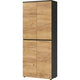 Mobile germania 4266-549 gw-lisbon 1970 x 800 x 400 mm grafite, rovere navarra