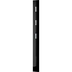 Appendiabiti da parete Germania 3255-83 1700 x 150 x 40 mm nero