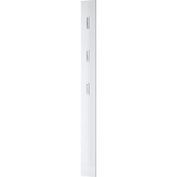 Wall coat rack germania 3255-84 1700 x 150 x 40 mm white