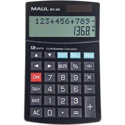 Calculadora de escritorio maul mtl 600 business pro negra