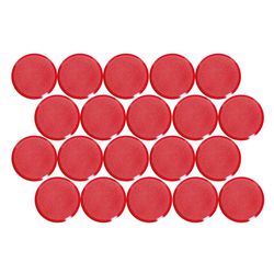 Imanes para pizarra blanca maul 6177125 rojo paquete de 20