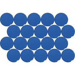 Pizarra blanca magnética maul 6178135 azul pak van 20