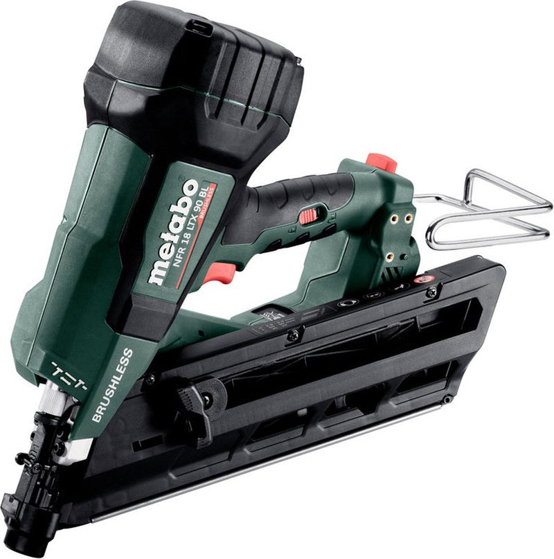 Pistola Metabo nfr 18 ltx 90 bl suono argento