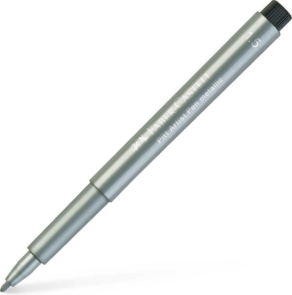 Faber-castell tekenstift - pitt artist pen - 251 zilver - fc-167351