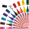 Quantore Felt-Tip Pen permanente Edding 3000 intorno a 1,5-3 mm, 10 °.