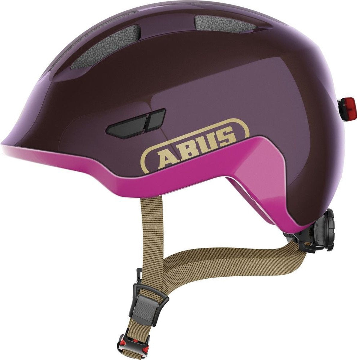 Abus Helms Smiley 3.0 Ace Led Rosel Purple S 45-50 cm