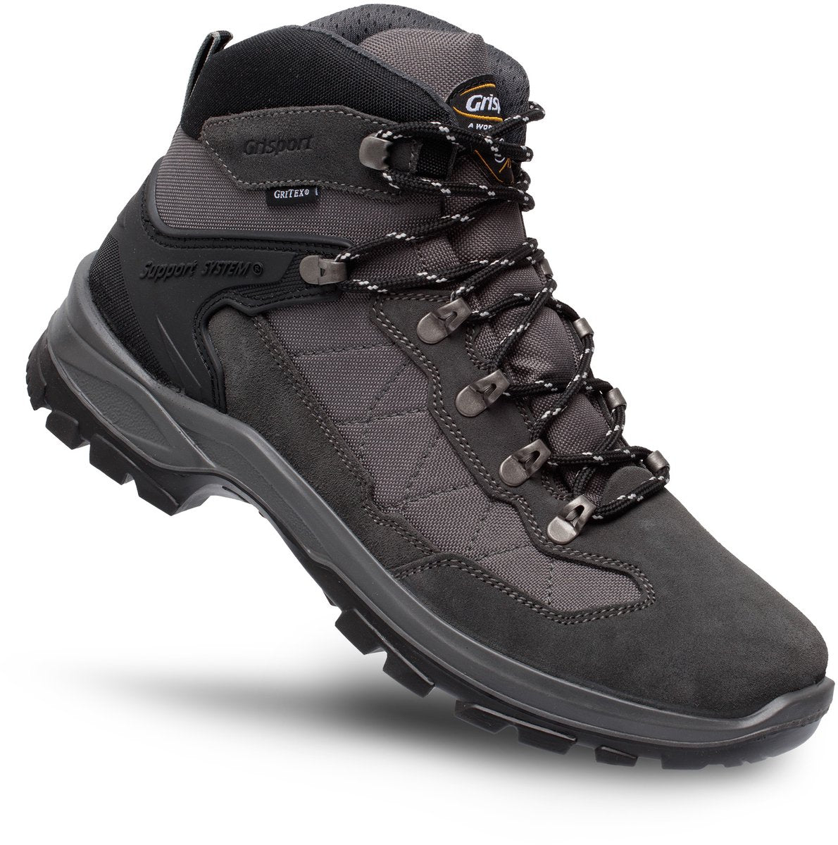 Scarponi da trekking unisex Grisport scout mid - grigi