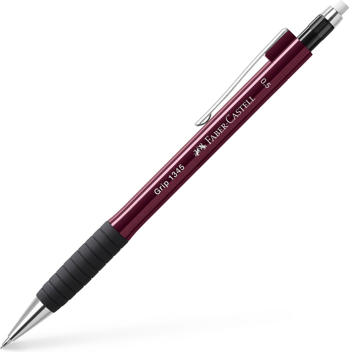 Faber-castell vulpotlood - grip 1345 - lijnbreedte 0,5mm - rood metallic - fc-134521