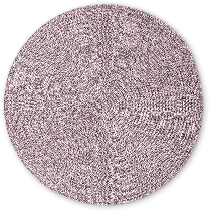 Continenta mantel individual redondo, mantel individual, posavasos, plástico, ø 38 cm, rosa, 6623