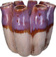 Vaso collezione Hd gres viola 29x29x28cm