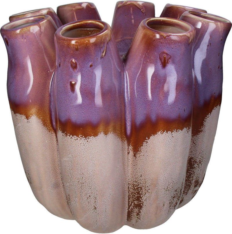 Jarrón colección HD gres violeta 29x29x28cm