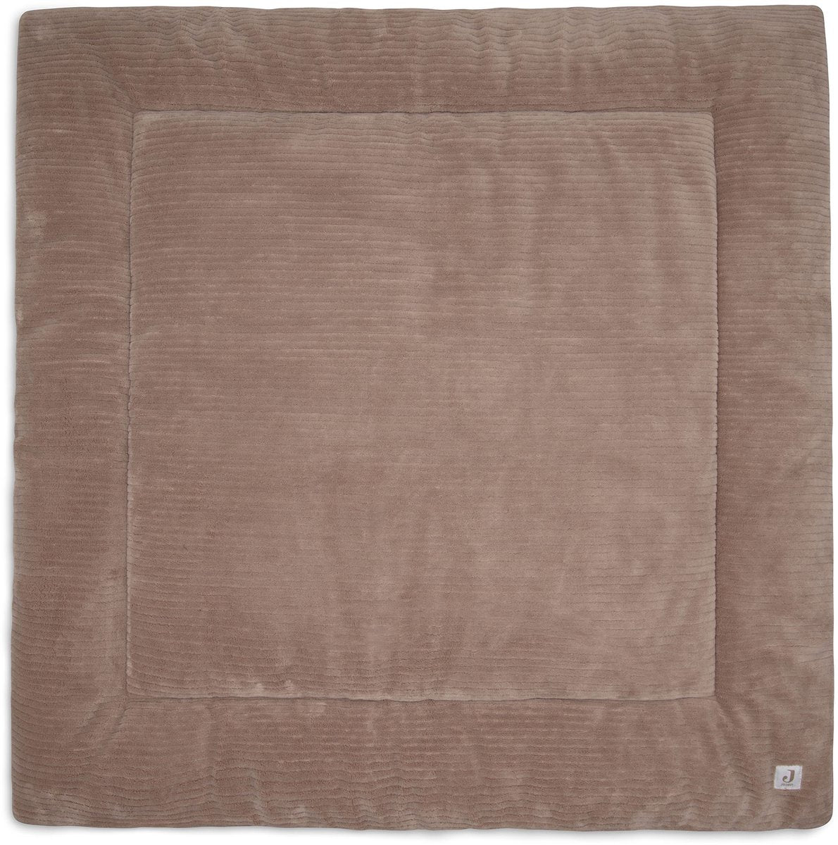 Jollein boxkleed baby - 100x100cm - cloudy rib - polyester - milky coffee