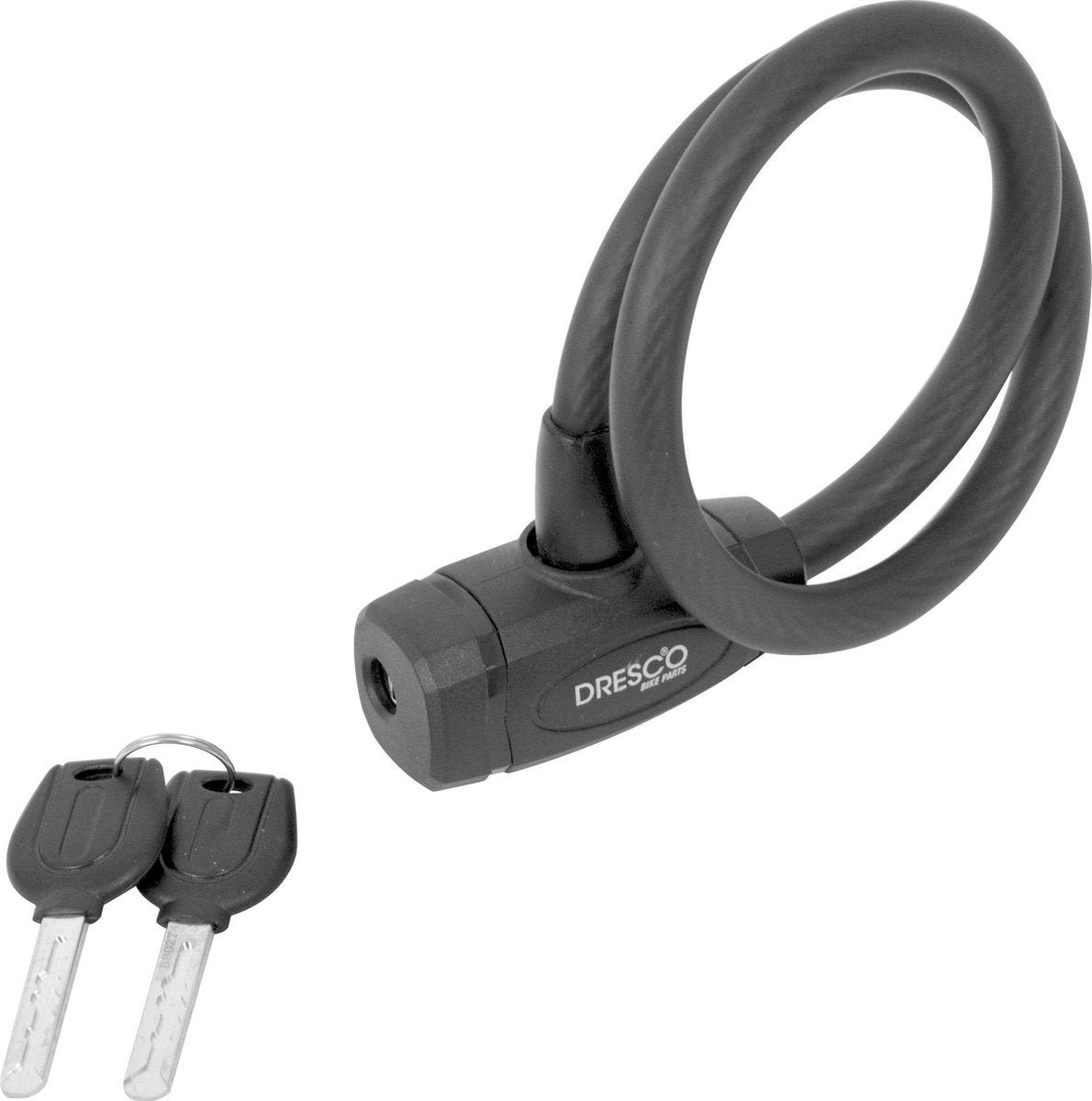 Dresco kabelslot 60 12 - 60cm - rond 12mm - matzwart