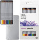 Winsor newton 0490012 studio collection kleurpotloden set 12 stuks – dikcores wax-based tekenpotloden in metalen blik