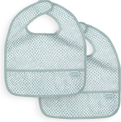 Jollein slab waterproof snake - soft green - 2 stuks