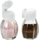 Metaltex - juego de sal y pimienta - 40 ml - vidrio - transparente - 2 piezas