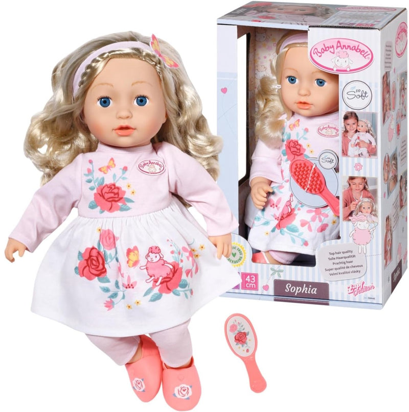 Bebé Annabell Sophia, aprox. 43cm