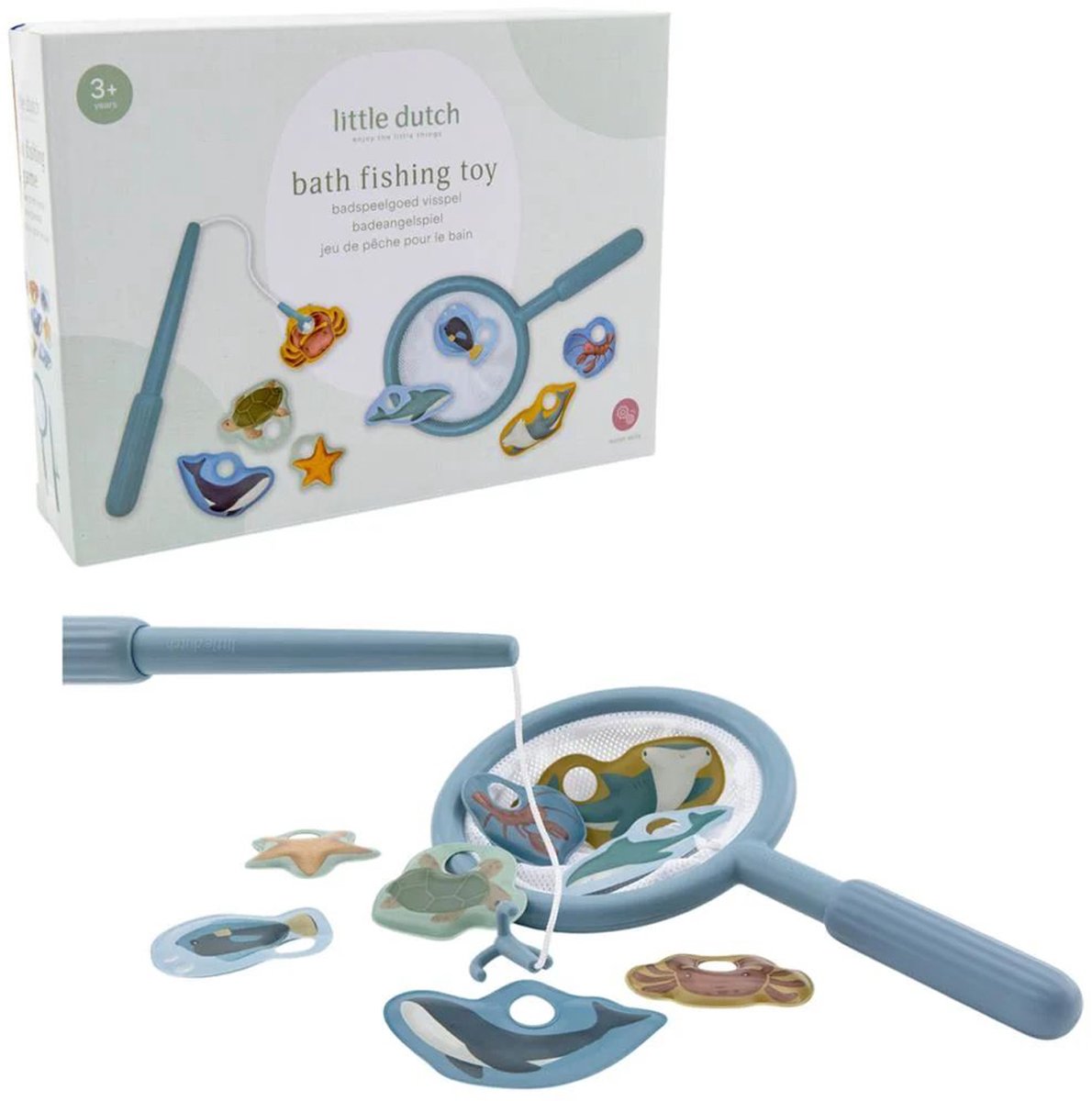 Juego de pesca de juguete de baño Little Dutch - azul