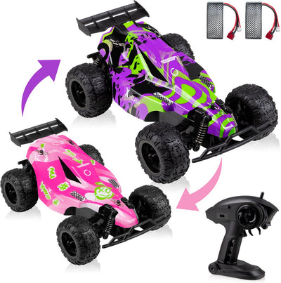 Overmax x-clash bestuurbare auto - 20 km h - 2 accu’s - bereik 100m - 2 carrosserie’s - offroad rc auto - buiten binnen - meisjes en jongens - afstandsbestuurbare auto voor kinderen volwassenen