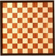 Scacchiera e dama Engelhart in legno intarsiato 47x47 cm – gioco da tavolo bifacciale – scacchiera e dama –