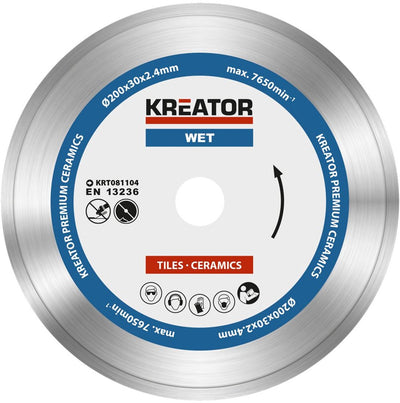 Kreator - accessori - krt081104 - disco diamantato - ø 200mm
