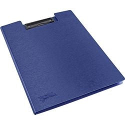 Carpeta portapapeles rapesco 1698 pp (polipropileno) azul paquete de 4