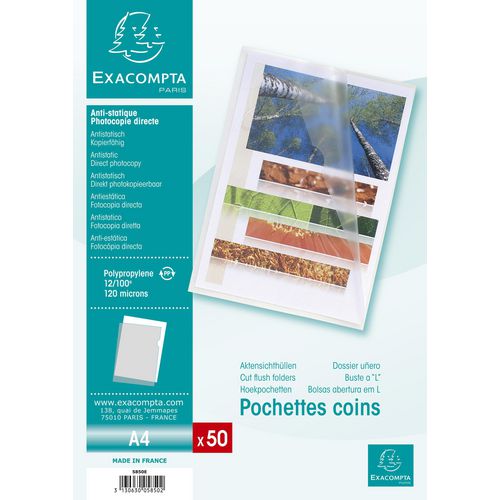 L-map exacompta 5850e polypro trasparente a4