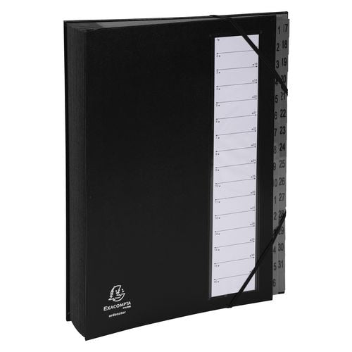 Carpeta clasificadora exacompta 56032e a4 negra