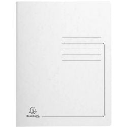 Carpeta con resorte exacompta 240226e a4 blanca
