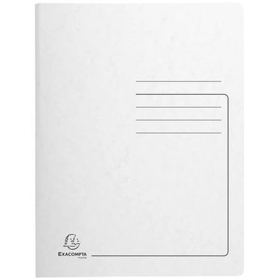 Carpeta con resorte exacompta 240226e a4 blanca