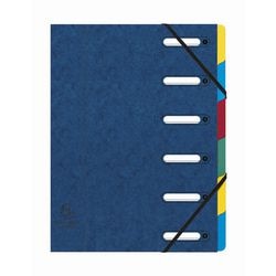 Cartella di smistamento exacompta 55062e a4 blu