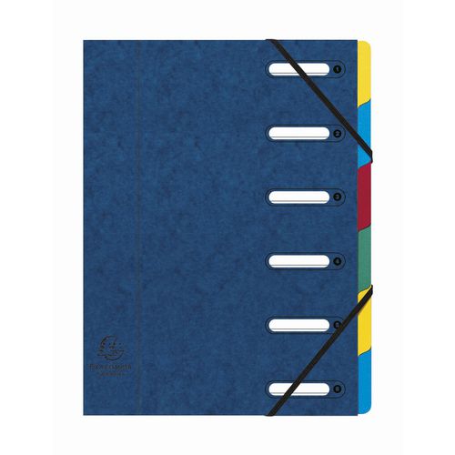 Carpeta clasificadora exacompta 55062e a4 azul