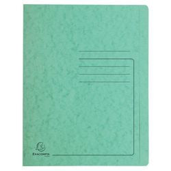 Fijador rápido exacompta 39993e a4 verde