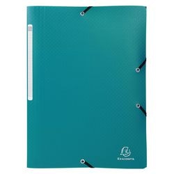 Cartella 3 lembi exacompta 55083e a4 verde scuro