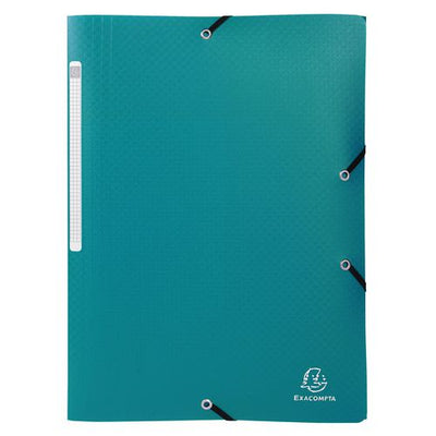 Cartella 3 lembi exacompta 55083e a4 verde scuro