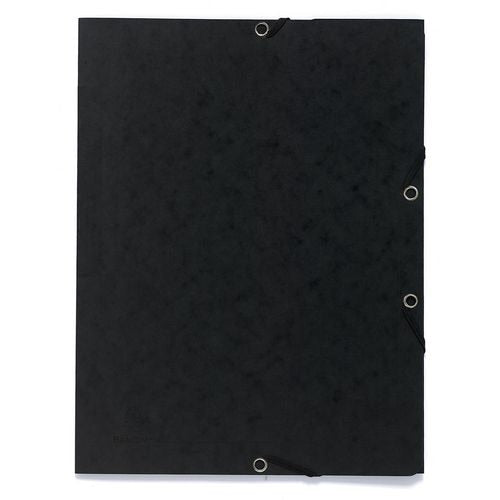 Carpeta 3 solapas exacompta 55401e a4 negra