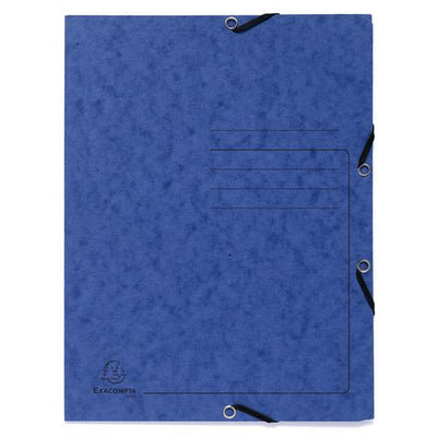 3-klepsmap exacompta 55402e a4 blauw