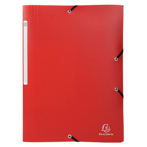 Carpeta 3 solapas exacompta 55085e a4 roja