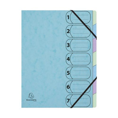 Carpeta clasificadora exacompta 56560e a4 surtido de colores