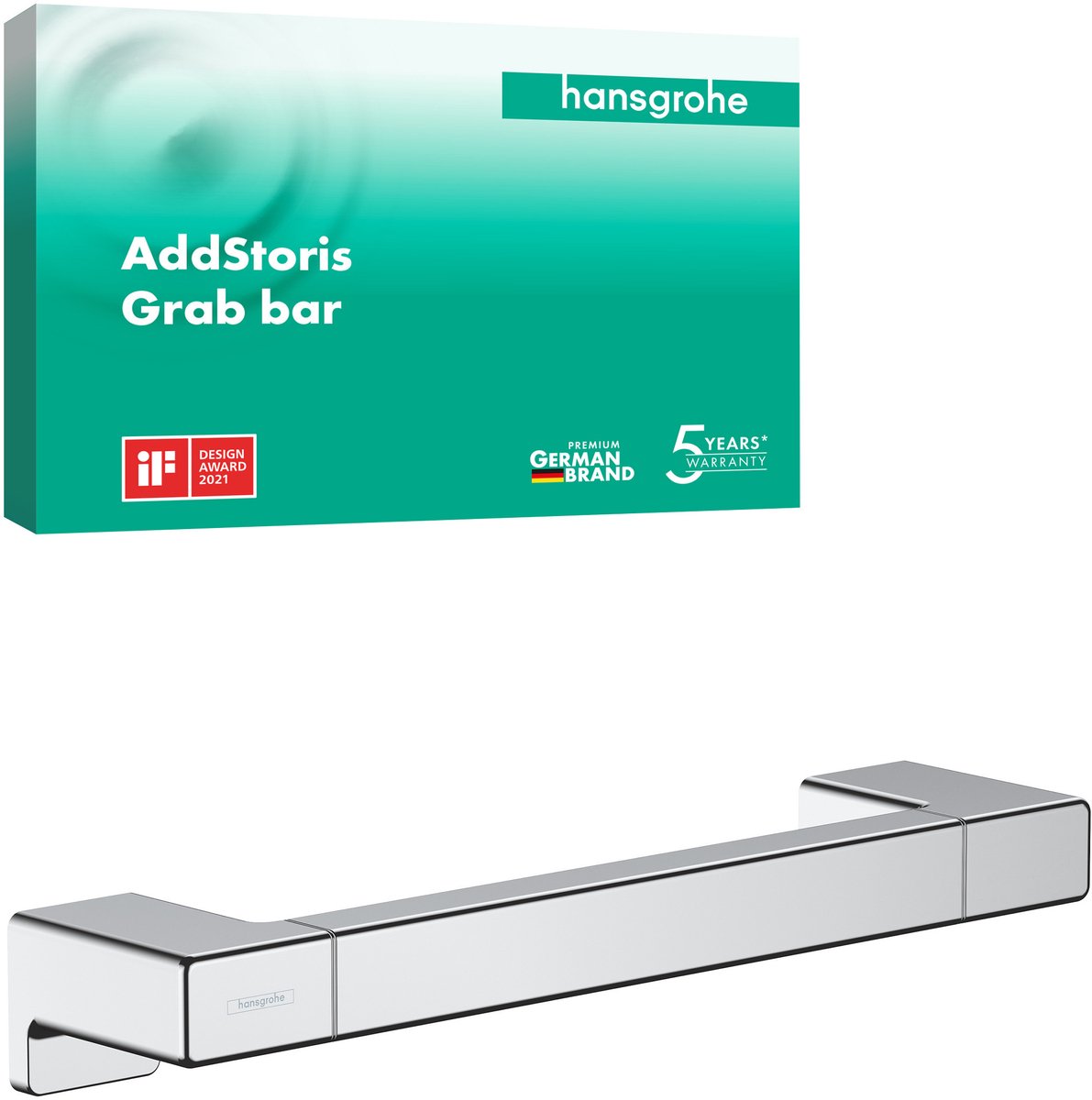 Maniglia per vasca Hansgrohe Addstoris cromata