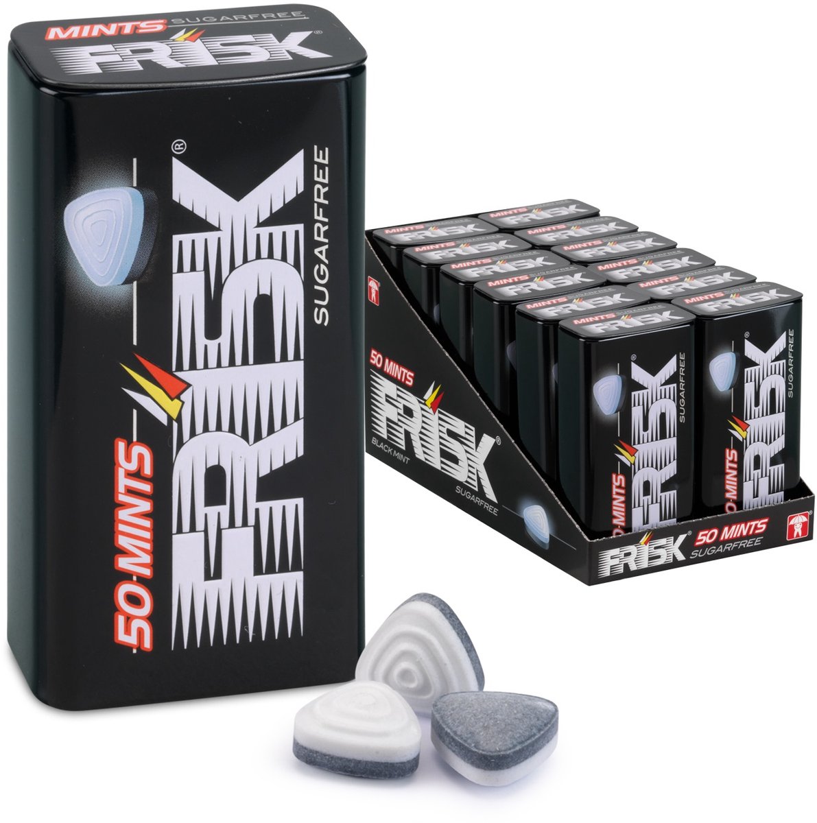 Frisk blackmint - frismakers - suikervrij - 1x12stuks