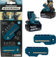 Portapuntas Stealthmounts 4590 para Makita | azul | 2 piezas - bh-mk-4590-blu