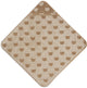 Jollein badcape baby - jersey badstof - 75x75 cm - jacquard - teddy bear