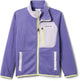 Maglione da esterno Columbia fast trek™ v con zip intera per bambini - Stormwatch, lavanda perla