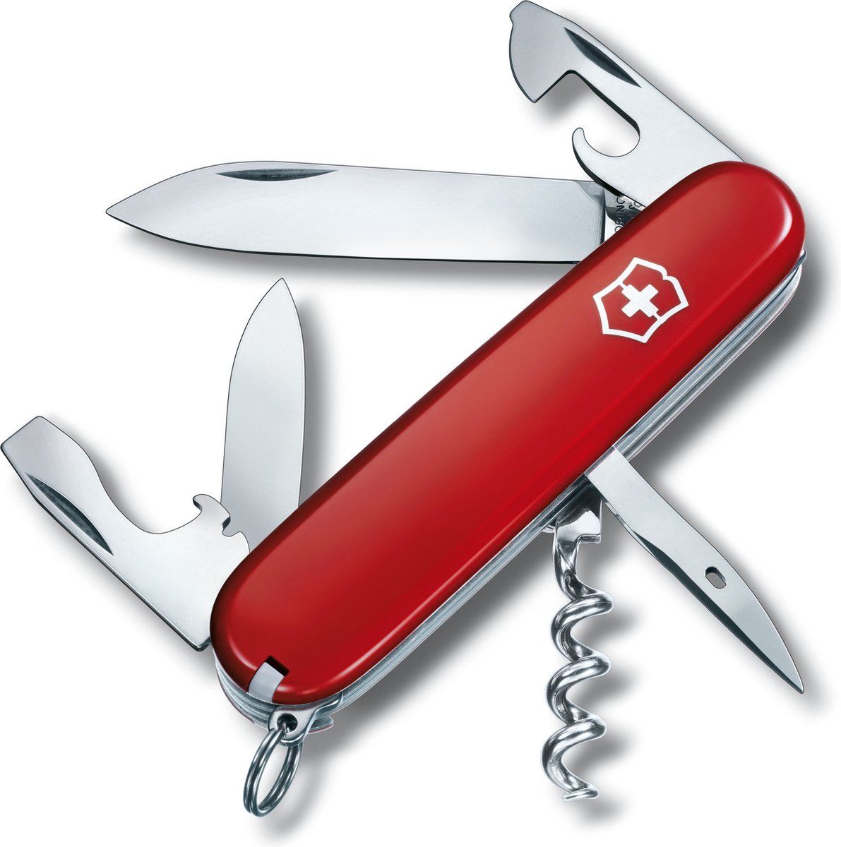 Victorinox spartan zwitsers zakmes - 12 functies - klassiek rood - rvs