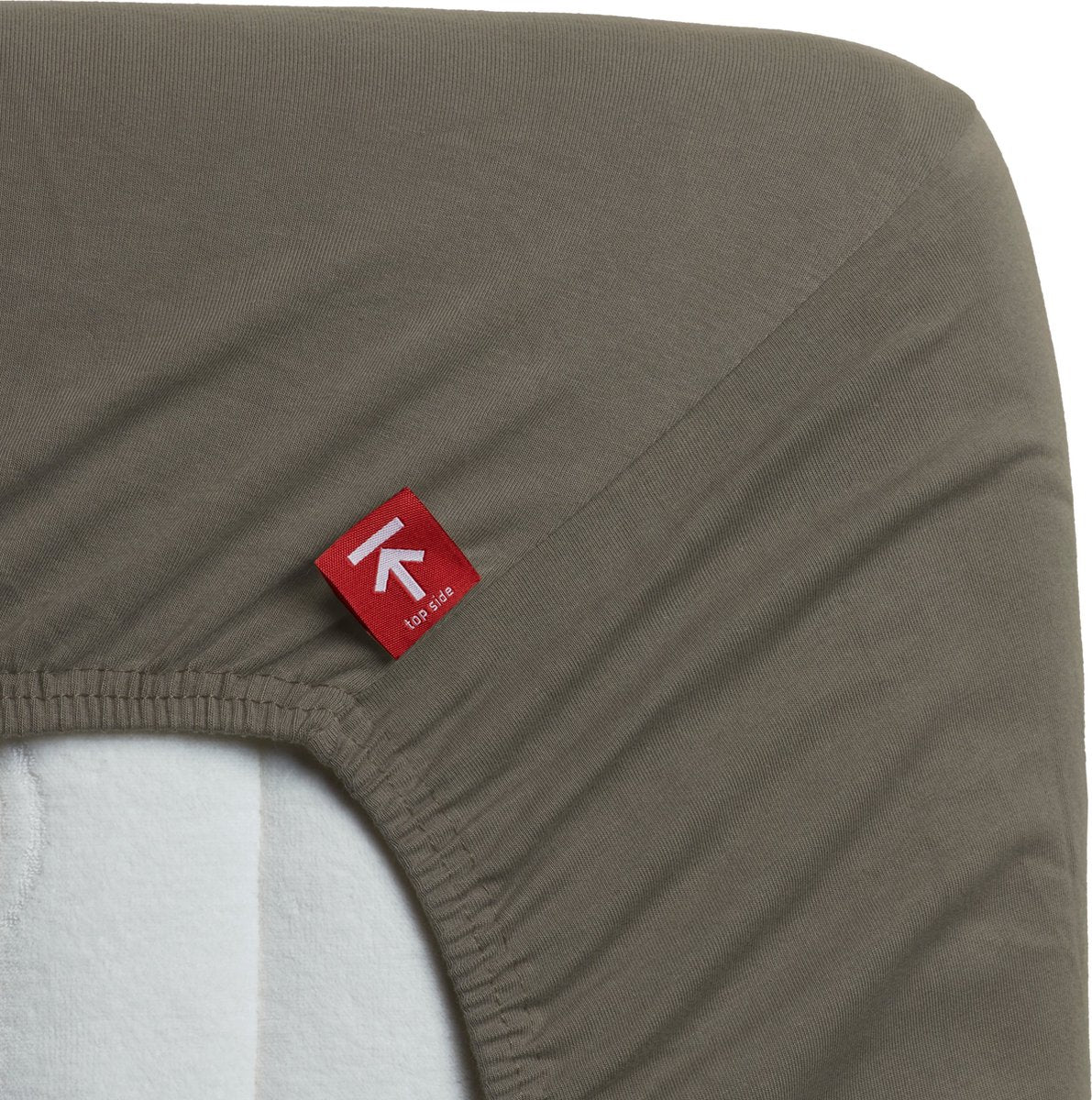 Beddinghouse - jersey-stretch - hoeslaken - 160x220 cm - warmgrijs - premium kwaliteit
