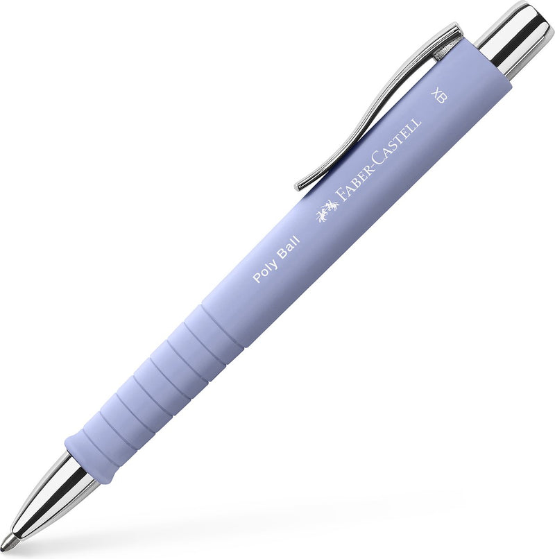 Faber-castell balpen - poly ball - penpunt xb - pale iris - fc-241154