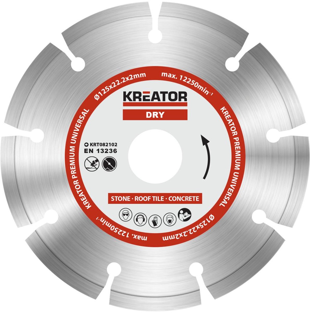 Kreator krt082102 disco diamantato d125 premium