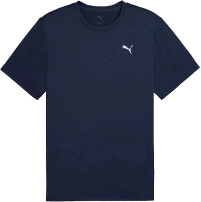 Camiseta Puma tad esencial solid cat en color azul marino.